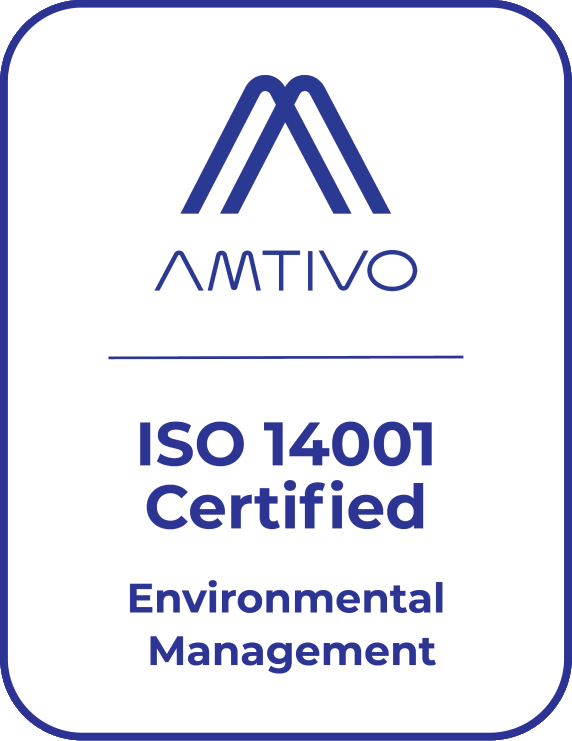 Amtivo ISO 14001 Certified Environmental Management